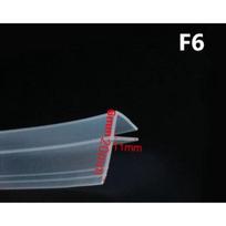 F/H Shaped Silicone Rubber Strip, 2 Meters Wide, For Sealing Glass, Windows, Shower Doors, 6, 8, 10, 12 Mm. E