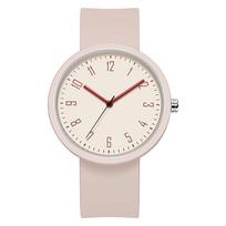 TPW Minimalism Women's Watch 41mm Case PVD Finish Rubber Strap Fashionable Timepiece for Ladies