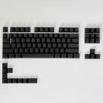 Line Gradient Side Shine Through Keycaps Cherry Profile PBT Custom Keycaps for 60% 65% 75% 96% 98% 100% Mechanical Keyboard line-Black-97keys