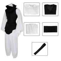 Jujutsu Kaisen Choso Cosplay Kostiumas Anime Apranga Urban Style Juodas Raudonas XXL white