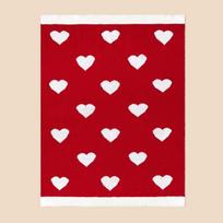 Soft Knitted Baby Love Heart Blanket Stroller Crib Car Seat Toddler Swaddle Wrap Lightweight Air Conditioner Throw 80x100 cm