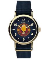 TIMEX TW2Y76100 Unisex Quartz Watch, Navy, 5 ATM Water Resistance black