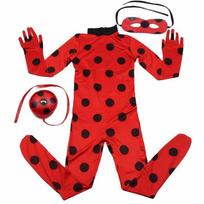 Stebuklingoji Boružė Cosplay Kostiumas Vaikams Ir Suaugusiems Puikiai Tinka Helovino Ir Kalėdų Šventėms! Ladybug-children,130 red