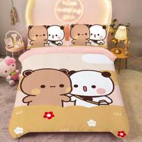 Kawaii Bubu and Dudu Bedding Sets For Children and adults Lovely children's duvet cover Comforter Bed Single Twin Full King Quee EU Single 135x200cm