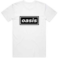 Autentiškas Oasis Grupės Logotipo Marškinėliai Balti M-2XL NAUJAS Unisex Marškinėlis L black