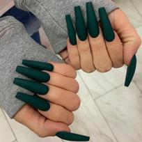 24pcs/Box Detachable Manicure Tool Full Cover Fake Nails Nail Tips Ballerina False Nails Wearable 08