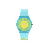 SWATCH Unisex Green Watch SS08Z104 SS08Z104 Light Blue beige