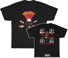 Krokus 1989 Headhunter Tour Shirt Double Sided Unisex T-Shirt M gray