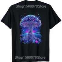 Im A Fungi with Good Morels Mushroom Mycologist T Shirts Unisex Cotton Humor Streetwear Tee Short Sleeve Unisex Loose Clothing 4XL blue