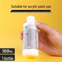 Acrylic Medium Solvent for Student Painting - Slow-Drying Children's DIY Wall Painting Tools white