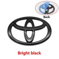 1Pc ABS Front Head Grill Hood Bonnet Emblem Rear Tail Bumper Trunk Logo Badge ABS Car Logo 3D For Toyota Corolla Camry RAV4 FH5 130X90mm