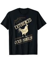 Experienced Cock Handler Rooster Sun T-shirt XXL black