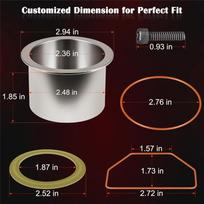 AT19-K-0650 Air Compressor Cylinder Sleeve And Compression Ring Replacement Kit Perfectly Fits For Air Compressor Cylinder NONE