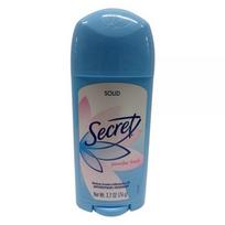 Secret Perspirant Deodorant Solid Powder Fresh 2 70oz 5 Packs 75g 1 pcs gray