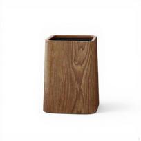 Wood Grain Trash Can, Decorative Wastebasket, Office, Bedroom, Home Walnut 23x20.5x29.5cm Walnut 21.5x18x26cm
