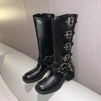 Brown Martin Boots Women'S Shoes Vintage Small Boots Western Cowboy Boots Knight Boots 39 juoda