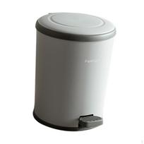 Step Trash Can with Lids Portable Pedal Bin for Laundry Room Living Restroom Khaki