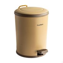 Step Trash Can with Lids Portable Pedal Bin for Laundry Room Living Restroom Khaki