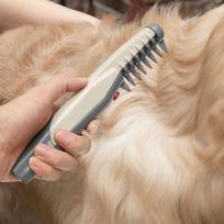 Pet Dematting Tool Undercoat Brush Hair Knot Remover Grooming for Shedding Loose beige