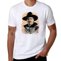 Doc Holliday Huckleberry Tombstone Wyatt Earp Tshirt Everyday Wear Basic Short Sleeve Top Tshirt 2XL