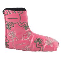 Golf Putter Headcover Embroidery Putters PU Protective Head Cover Magnetic ClosurePink rožinė