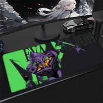 Mouse Pad Anime N-Neon G-Genesis E-Evangelion Rubber Base Locked Edge EVA Large Gaming Desk Mat for PC Laptop Gamers Otaku Gift 30cmx80cm