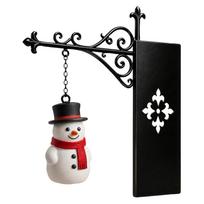 Christmas Hanging Bookshelf Night Light Ornament for Holiday Home Decor One Size black