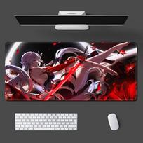 Acheron Mouse Pad XXL Honkai Star Rail Anime Desk Mat Cartoon Esports Game Office Locking Mouse Pads 30x80x0.2cm