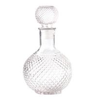 Transparent Ball Shape Quick Decanter Glass Bottle Crystal Whiskey Wine Bottle With Stopper Home Bar Tool white