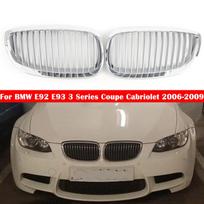 Car Front Bumper Kidney Grill Grille Chrome Silver Fit For BMW E92 E93 3 Series Coupe Cabriolet 2006-2009