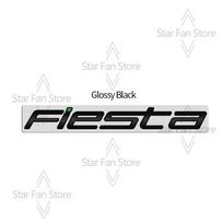 Metal For Ford Fiesta Logo Badge 3D Stickers Fender Emblem Decal Auto G9 Accessories Letter Lettering Decoration Car Styling white