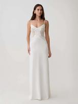 Sexy Lace Cami Dress for Women Summer Backless Knit Maxi Dress Elegant Vintage Mature Style L