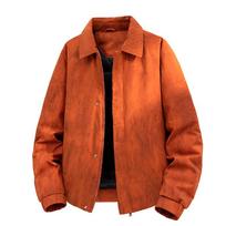 Cross2025 Men's Winter Lapel Down Jacket - Trendy Casual Coat with 90% White Duck Down Filling. XXL