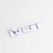 2026 Hot Metal Car Fender Side Emblem V6T V8T Logo For Audi S4 A4 B7 V6T Sticker A6 Golf 4 C7 SQ7 Q8 R8 S8 RS8 V8T Badge Accessories