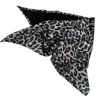 Hip Hop Triangular Headscarf Soft Wrap Punk Bandana Headwear Leopard Print Hair Scarf  Streetwear pilka