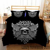 3D Spausdinimo Mados Amon Amarth Patalynės Komplektas Dvigulis Twin King Antklodės Užvalkalas Antklodė Pagalvės Užvalkalas Berniukams Mergaitėms Suaugusiems Miegamasis AU Single 140x210cm