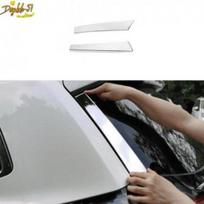 Fits For Ford Edge Rear Window Side Spoiler Strip Trim ABS Chrome 2015- 2PCS gray