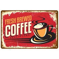 Retro Vintage Metal Tin Sign - Interior Outdoor Wall Art, Luxury Aesthetic Decor for Home Bar Room 20x30cm red