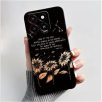 For ZTE Blade A35 Case For ZTE Blade A55 Cover Shockproof Black Silicone Phone Casing for ZTE A55 A35 Aesthetic Cute Cat Bumper ZTE Blade A55 black