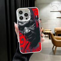 Mike Tyson Boxer Man Soft Phone Case for iPhone 15 16 17 Pro Max 17Air 16E 14 Plus 13 12 Mini Shockproof Cover Back Shell iPhone 17 Pro Max gray