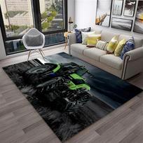 3D Sunkvežimio Automobilio Kilimas Retro Traktoriaus Neslystantis Kilimas Kilimas Svetainei Miegamajam Sofai Vaikų Plotui Kilimas Namų Dekoravimui Grindų Kilimėlis 80X120CM gray