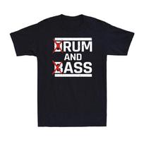Drum And Bass, Rum And Ass Funny Saying Sarcastic Quote Men's Cotton T-Shirt M gray
