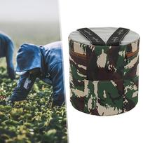 Lightweight Wearable Gardening Stool Ergonomic Comfort Chair for Garden Planting Farm Hands Free Use gray