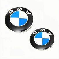 For BMW M X1 X3 74mm 82mm Hood Emblem Car Front Bonnet Logo Trunk Cover Badge For BMW E46 E90 E60 F30 F10 E39 E36 F20 G30 G20 E87 E92 E91 E30 X5 JN9 1Pcs 74mm