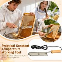 Heated Honey Uncapping with EU Plug for Beekeeping and Cutting One Size