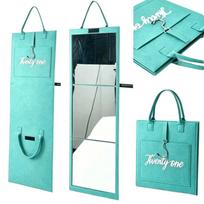 Multifunctional Foldable Full-Length Mirror Can Be Flat Can Be Stand Makeup Mirror  Camping
