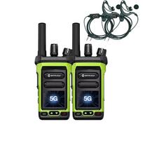 4G LTE Mini Android Walkie Talkie PTT Long Range 5000Km Intercom Sim Card Compatible POC-Global Radio