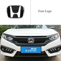 Car Logo Front Grille Trunk Steering Wheel Emblem Decorate Sticker For Honda 2006-2025 Civic FIT HRV Vezel Avancier Accessories 10th Civic Hatchback