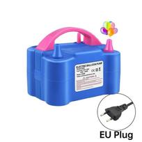 Galingas elektrinis balionų siurblys, dviejų angų pripūtimo mašina, modelis 73005, greitam pripūtimui Blue EU