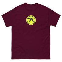 Aphex Twin 90's Logo T-Shirt Techno Tee M yellow